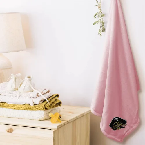 Miniatura 3 de Fastasticdeals Mantas de bebé bordadas personalizadas para niños y niñas pirata Solo diseño azul