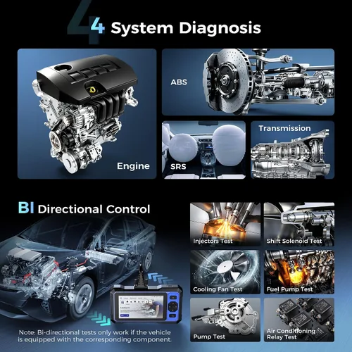 Miniatura 4 de Escáner OBD2, MUCAR 632 Elite herramienta de escaneo OBD2 bidireccional asistida por IA, herramienta de diagnóstico de escáner de coche