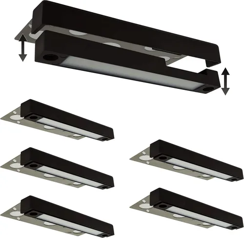 Miniatura 5 de LUMENGY Luz LED Hardscape de 12 pulgadas, 1 a 4 vatios regulable, 2700 K blanco cálido, 12 V, función fácil de reemplazar, incluye 3 placas