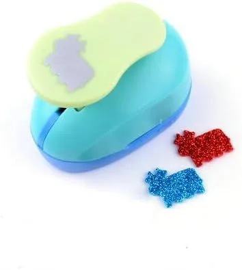 Miniatura 8 de Fascola Perforadora de papel de 5/8 pulgadas, para álbumes de recortes, grabado, corte de niños, perforadora hecha a mano (mariposa 1)