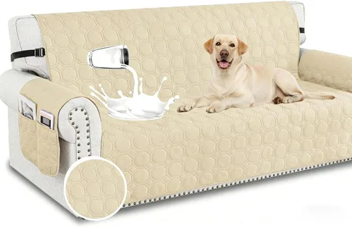 Miniatura 28 de XINEAGE Funda 100% impermeable para silla y sofá para mascotas, funda antideslizante para sofá, fundas lavables para silla, protector de muebles
