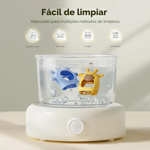 Miniatura 6 de Momcozy Juguetes mordedores para bebés Juguetes para la dentición del bebé Alivio de la dentición del bebé Juguetes mordedores de silicona
