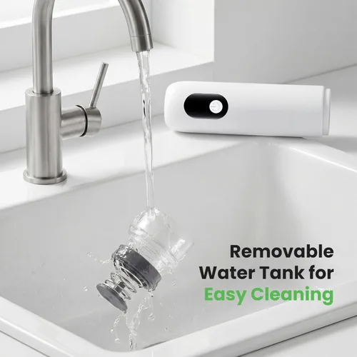 Miniatura 9 de Máquina compacta selladora al vacío con batería de 1500 mAh, sellador de alimentos de mano con 30 bolsas reutilizables, succión de 60 kPa y carga