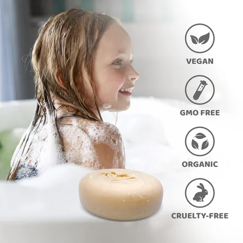 Miniatura 3 de Relaxcation Barra de jabón orgánica para bebés con yogur griego y leche de coco, procesada naturalmente en frío a partir de ingredientes orgánicos