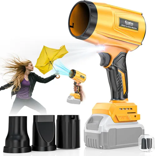 Miniatura 10 de Soplador de hojas de 800,000 RPM compatible con Makita18V: soplador de polvo inalámbrico Ecarke Turbo Jet Soplador eléctrico de mano alimentado
