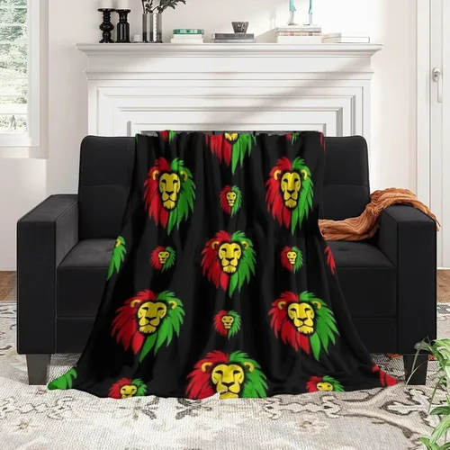 Miniatura 15 de Manta unisex de forro polar de felpa esponjosa de franela para sofá, cama, sofá, silla, viajes, campamento, decoración del hogar