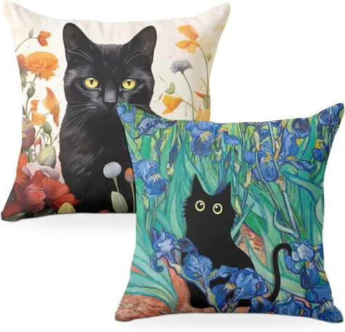 Miniatura 8 de 2 piezas de fundas de almohada de 18 x 18 pulgadas, fundas de almohada de estilo coqueto, fundas de almohada decorativas con arco rosa, fundas