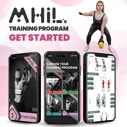 Miniatura 5 de MhIL Guantes de entrenamiento para mujer – Guantes de gimnasio transpirables para mujer con protección de palma y agarre mejorado – Guantes Rosado