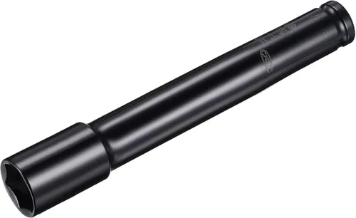 Miniatura 7 de uxcell 1/2" Drive by 0.669 in Deep Socket, acero CR-V tratado térmicamente 8" longitud, tamaños métricos de 6 puntos