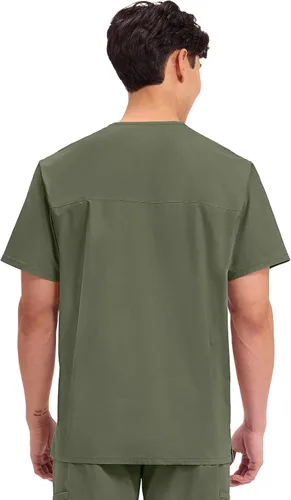 Miniatura 80 de Cherokee WW Professionals WW695 - Camisa de uniforme sanitario para hombre, con cuello en V