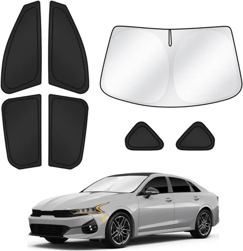 Miniatura 132 de Canvcle Parasol para parabrisas para Honda Civic de 11ª generación 2022-2025 2026 (no para Hatchback), kit de cubierta para ventana trasera lateral