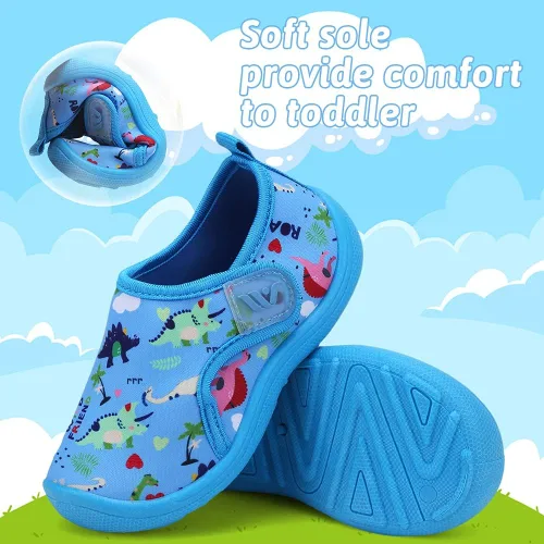 Miniatura 4 de FANTURE Zapatos de agua para niños y niñas, lindas sandalias acuáticas, playa, piscina, parque acuático, tenis acuáticos, para niños pequeños