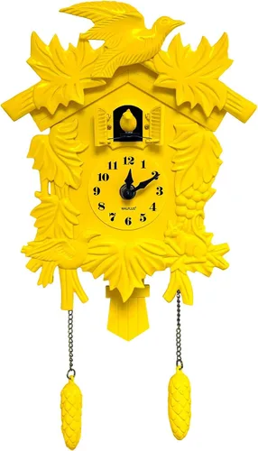 Miniatura 4 de WALPLUS Reloj de pared clásico de cuco rosa con diseño de pájaro colgante para decoración del hogar, reloj de Navidad, regalos