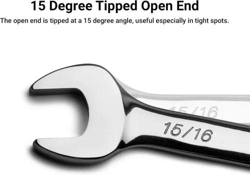 Miniatura 5 de Capri Tools Llave combinada de 1-1/8 pulgadas, 12 puntos, SAE (1-1415)