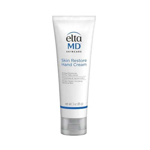 EltaMD So Silky Hand Crème, loción hidratante para manos con ceramidas, esclareolida y vitamina E para manos secas y descamadas, crema de manos de