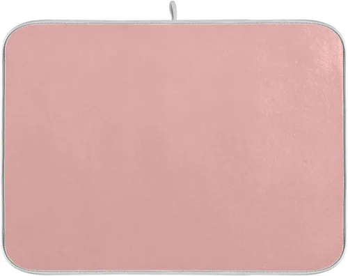 Miniatura 15 de Tapete de secado de platos grande de terracota Xl para platos, accesorios de cocina, mostrador de microfibra, escurridor de platos, resistente al