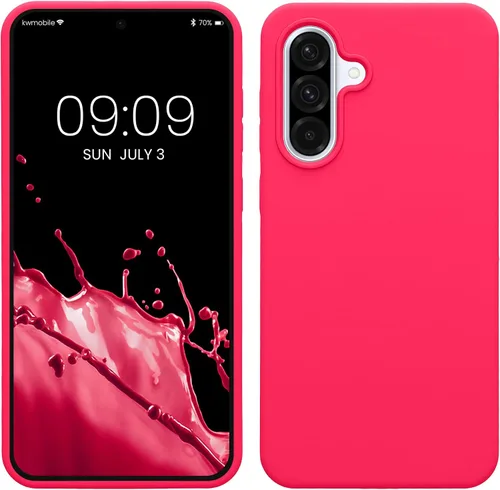 Miniatura 144 de kwmobile Funda Compatible con Samsung Galaxy A14 5G - Funda de teléfono de TPU y silicona con acabado suave - Verde Lima