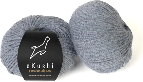 Miniatura 102 de 100% Hilo de Alpaca para Bebé para Tejer y Ganchillo - Juego de 3 Madejas de Hilo Premium DK - Ligero, Hipoalergénico y Térmico Hecho en Perú - N010