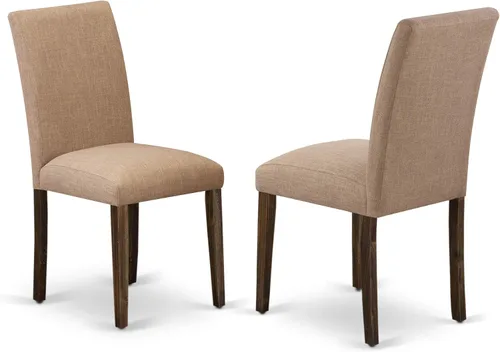Miniatura 4 de East West Furniture I3AB5-747 - Juego de mesa de comedor de 5 piezas para 4 personas, incluye una mesa de cocina redonda con pedestal y 4 sillas