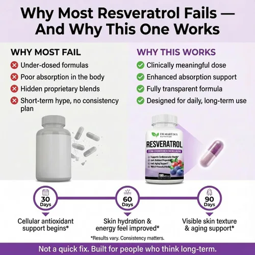Miniatura 5 de Resveratrol extra fuerte 1568mg - 180 cápsulas - 3 meses de suministro Suplemento antioxidante Pastillas naturales de trans-resveratrol