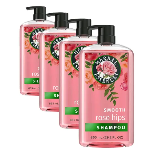 Miniatura 12 de Herbal Essences Champú Rose Hips - Cabello suave y brillante con vitamina E y jojoba, seguro para cabello teñido y aroma floral, libre de crueldad