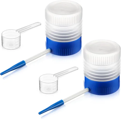 Qualirey Paquete de 2 plumeros de tierra de diatomeas con boquilla de extensión de 6 pulgadas, polvo de tierra de diatomeas para control de plagas,