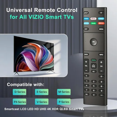 Miniatura 2 de Luyeper Repuesto para control remoto Vizio Smart TV, control remoto XRT136 para todos los televisores Vizio D, V, M, P, PX, E Series