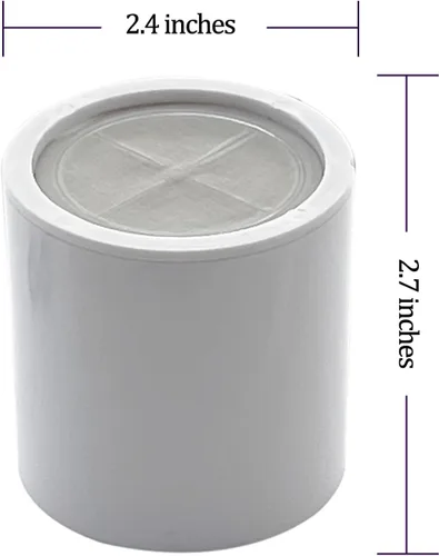 Miniatura 2 de Cartucho de filtro de ducha de escenario - Elimina el cloro, metales pesados y otros sedimentos, reduce la picazón en la piel seca, la caspa