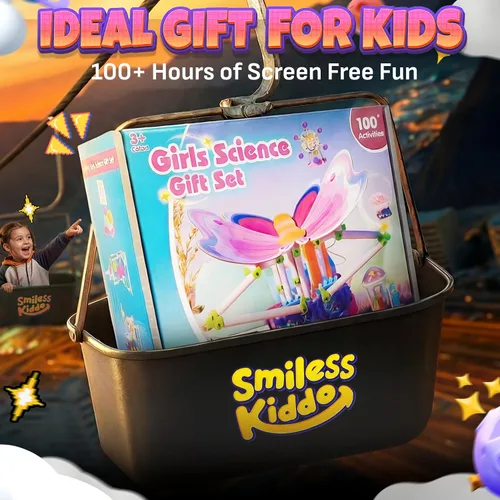 Miniatura 6 de SMILESSKIDDO Kit de ciencia para niñas de 5, 6, 7, 8, 10 años, juguetes STEM para niñas, ideas de regalo de cumpleaños para niñas, proyectos
