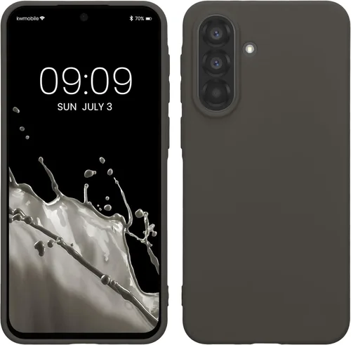 Miniatura 194 de kwmobile Funda compatible con Samsung Galaxy A23 4G / 5G - Funda de silicona TPU metálica suave y delgada - Rojo oscuro metálico