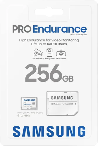 Miniatura 3 de Samsung PRO Endurance - Tarjeta de memoria MicroSDXC de 256 GB con adaptador para cámara de salpicadero, cámara corporal y cámara de seguridad