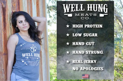 Miniatura 4 de Well Hung Meats Paquete de Muestra de 8 Unidades Carne Seca Artesanal de Res 8x2oz Bolsas Resellables
