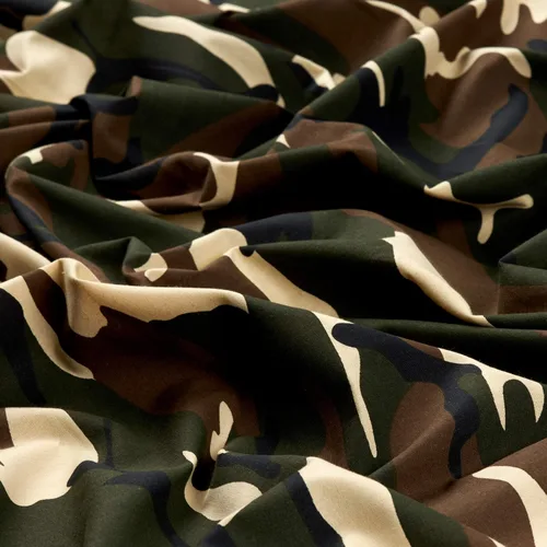 Miniatura 3 de Algodón Broadcloth Camuflaje, Tela por yarda
