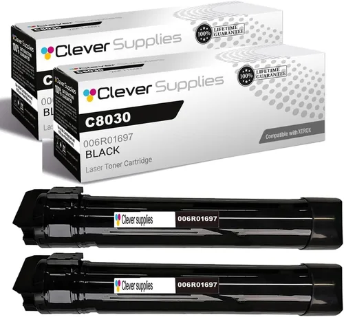 Miniatura 312 de CS compatible Xerox Phaser 6510/WorkCentre 6515 (106r03480) 2 cartuchos de tóner negro para Phaser 6510, WorkCentre 6515 2 negro