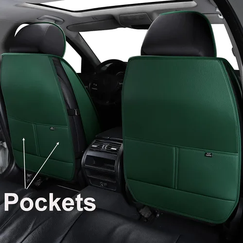 Miniatura 4 de Funda de asiento para 5 asientos, ajuste universal para la mayoría de vehículos, sedán, SUV, camioneta, compatible para bolsas de aire protectores