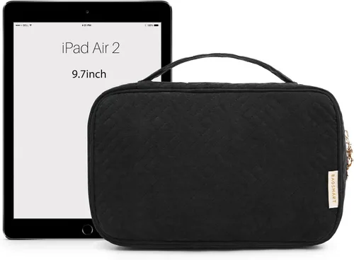 Miniatura 16 de BAGSMART Estuche organizador de joyería, de viaje para collar, aretes, anillos, brazalete