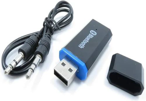 Miniatura 2 de Adaptador USB Bluetooth, receptor de audio USB Bluetooth inalámbrico para sistema de sonido estéreo de hogar/coche, altavoces portátiles con entrada