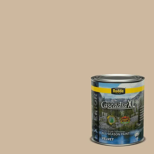 Miniatura 162 de Rodda Paint CASCADIA XL Pintura e imprimación satinada exterior en uno, cuarto de galón, abulón