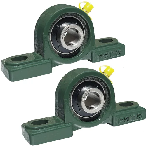 Miniatura 11 de UCP206-20 - Paquete de 2 rodamientos de bloque de almohada montados de 1-1/4 pulgadas, base de hierro fundido sólido, autoalineación (UCP206)