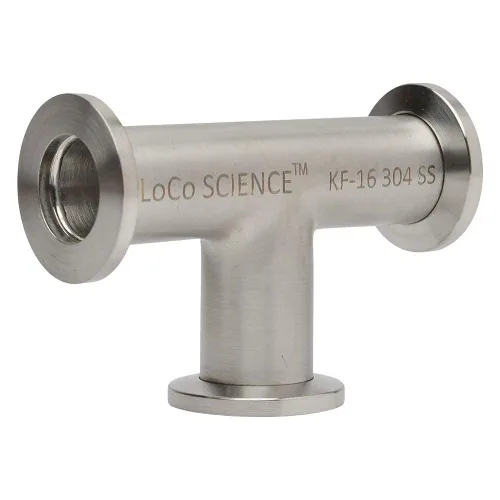 Miniatura 2 de Adaptador de acero inoxidable para accesorios de tubería de vacío - KF-16, tubo de fuelle corregado (39.370 in)