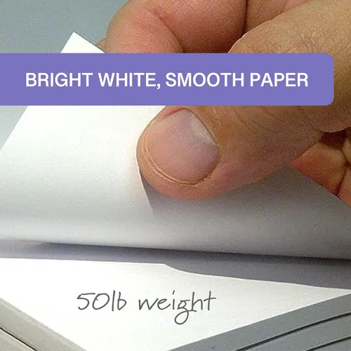 Miniatura 4 de Blocs de notas – Blocs de memos – Cuadernos de notas – Blocs para escribir – ¡10 paquetes con 50 hojas cada uno!