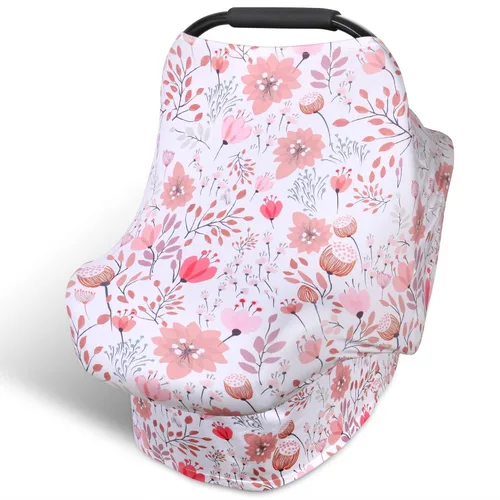 Miniatura 14 de Rquite Funda para Asiento de Coche Todo en Uno para Bebé, Fundas para Asiento de Coche para Niña y Niño, Funda Elástica y Suave para Asiento