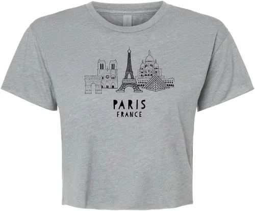 Miniatura 54 de Cute Women's Screen Location Printed Crop Tee, Shirts With Sayings