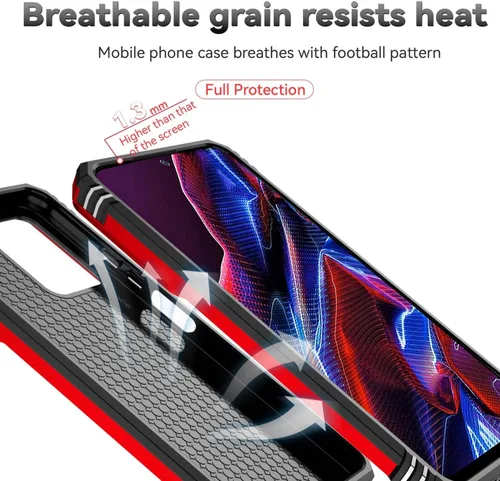 Miniatura 7 de Funda para Redmi Note 12 Pro, Poco X5 Pro con protector de pantalla de vidrio templado y cubierta de cámara deslizante, anillo magnético soporte