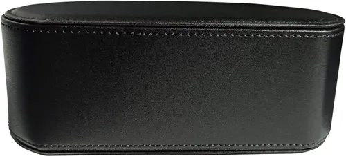 Miniatura 3 de Soporte de cuero para control remoto con 5 compartimentos, caja de almacenamiento/bandeja para control remoto de TV, organizador de escritorio