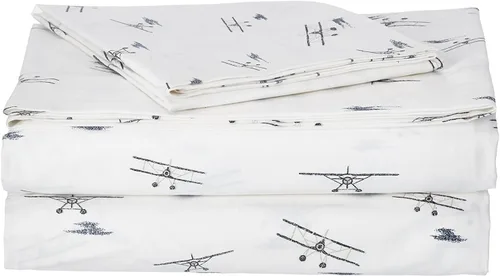 Miniatura 61 de Eddie Bauer - Sábanas tamaño Queen, juego de ropa de cama de percal de algodón, decoración del hogar crujiente y fresca (Canoe Lake Paddle, Queen)