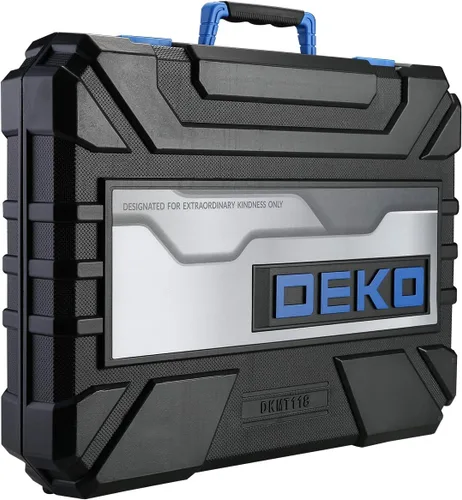 Miniatura 7 de DEKO PRO Kit de herramientas de 118 piezas profesional de reparación de automóviles, paquete combinado, llave de vaso con herramientas mecánicas más