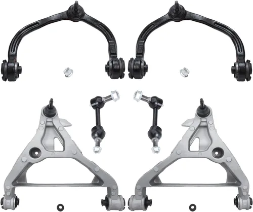 Miniatura 24 de Detroit Axle - Kit de extremo delantero para Chrysler 300 Dodge Charge Challenger 2011-2023, 2 brazos de control inferiores traseros 2 rótulas