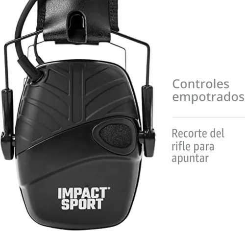 Miniatura 4 de Howard Leight OD eléctrico con impacto deportivo Negro