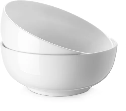 Miniatura 8 de DOWAN Tazones de sopa, cuenco de ramen para fideos, cuencos grandes de cereales de 39 onzas para cocina, tazones decorativos de 7 pulgadas, aptos